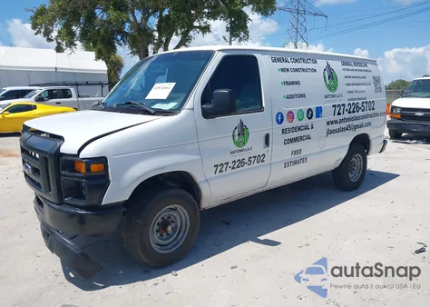 2008 Ford E-250 Commercial/Recreational z USA, uszkodzony, nr VIN 1FTNE24L58DA10776